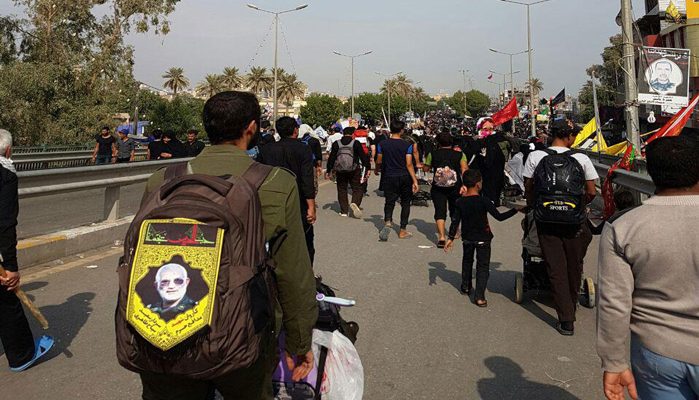 پیاده روی اربعین به یاد شهید سیاح طاهری